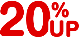 20%UP