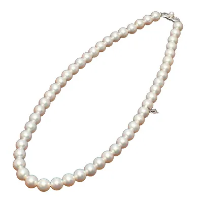 MIKIMOTO�@K18�@�p�[��8mm�@�l�b�N���X