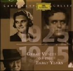 ドイツ・グラモフォン・センテナリー・コレクション 声楽・オペラ初期録音集 1925~1945