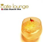 cafe lounge ICED PEACH TEA