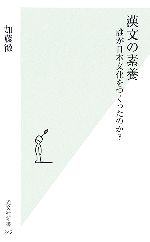 漢文の素養 誰が日本文化をつくったのか?-(光文社新書)