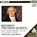 ベートーヴェン:弦楽四重奏曲第7番「ラズモフスキー第1番」・第8番「ラズモフスキー第2番」