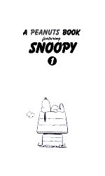 A PEANUTS BOOK featuring SNOOPY -(1)