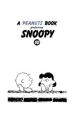 A PEANUTS BOOK featuring SNOOPY -(10)