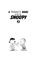 A PEANUTS BOOK featuring SNOOPY -(3)