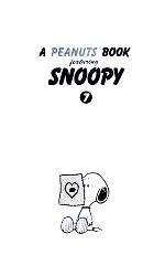 A PEANUTS BOOK featuring SNOOPY -(7)