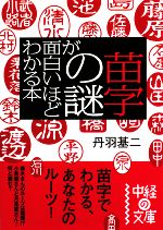 苗字の謎が面白いほどわかる本 -(中経の文庫)