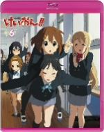 けいおん!!(6)(初回限定生産)(Blu-ray Disc)(描き下ろし等身大布ポスター(梓)、オリジナル・ピック、特製ステッカー、特製フィルムしおり付)