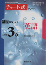 基礎からの中学3年 英語 -(チャート式シリーズ)(別冊、CD1枚、教科書対照表、赤シート付)