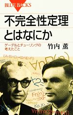 不完全性定理とはなにか ゲーデルとチューリングの考えたこと-(ブルーバックス)