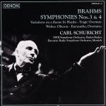 ブラームス:交響曲第3番、第4番、他
