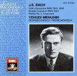 【輸入盤】Menuhin Plays Bach Concertos