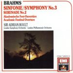 【輸入盤】Brahms:Symphony 3
