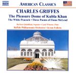 【輸入盤】Griffes: The Pleasure Dome of Kubla Khan/The White Peacock/Three Poems of Fiona McLeod