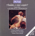 【輸入盤】Bononcini/Scarlatti: Andante o Miei Sospiri