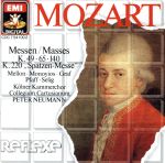 【輸入盤】Mozart: Masses K49 65 140 220 & 224