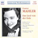 【輸入盤】Mahler: Das Lied Von Der Erde