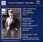【輸入盤】Mozart / Brahms : Violin Concertos