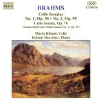 【輸入盤】Brahms:Cello Sonatas