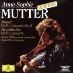 【輸入盤】Anne-Sophie Mutter Plays Mozart: Violin Concerto No.5/Mendelssohn:Violin Concerto