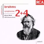 【輸入盤】Brahms;Symphonies 2 + 4