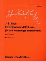 バッハ インヴェンションとシンフォニア 2声と3声のインヴェンション-(ウィーン原典版42)