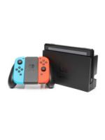 【箱説なし】Nintendo Switch Joy-Con(L) ネオンブルー/(R) ネオンレッド(HACSKABAA)(コントローラー×2、ACアダプター、ドック、グリップ、HDMIケーブル付)