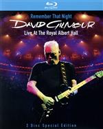 【輸入版】Remember That Night David Gilmour Live At The Royal Albert Hall(Blu-ray Disc)