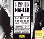 【輸入盤】Bernstein Mahler: Wayfarer And Wunderhorn Songs & Symphonies Symphonies 1.2.3.4(ケース付)