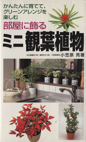 部屋に飾るミニ観葉植物 中古本 書籍 小笠原亮 著者 ブックオフオンライン